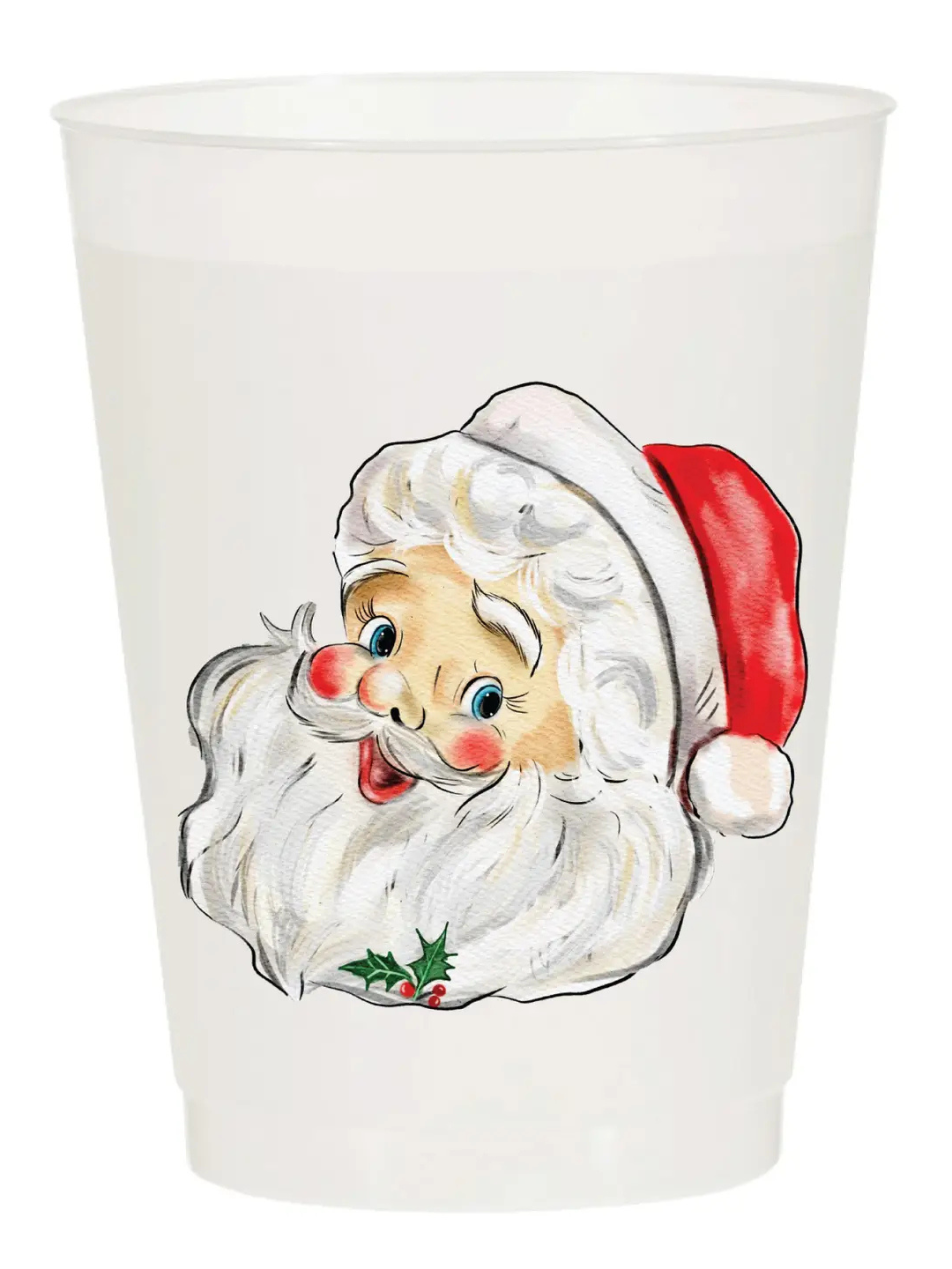 Vintage Santa Reusable Cups