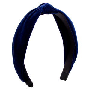 Wee Ones Velvet Headband - Navy
