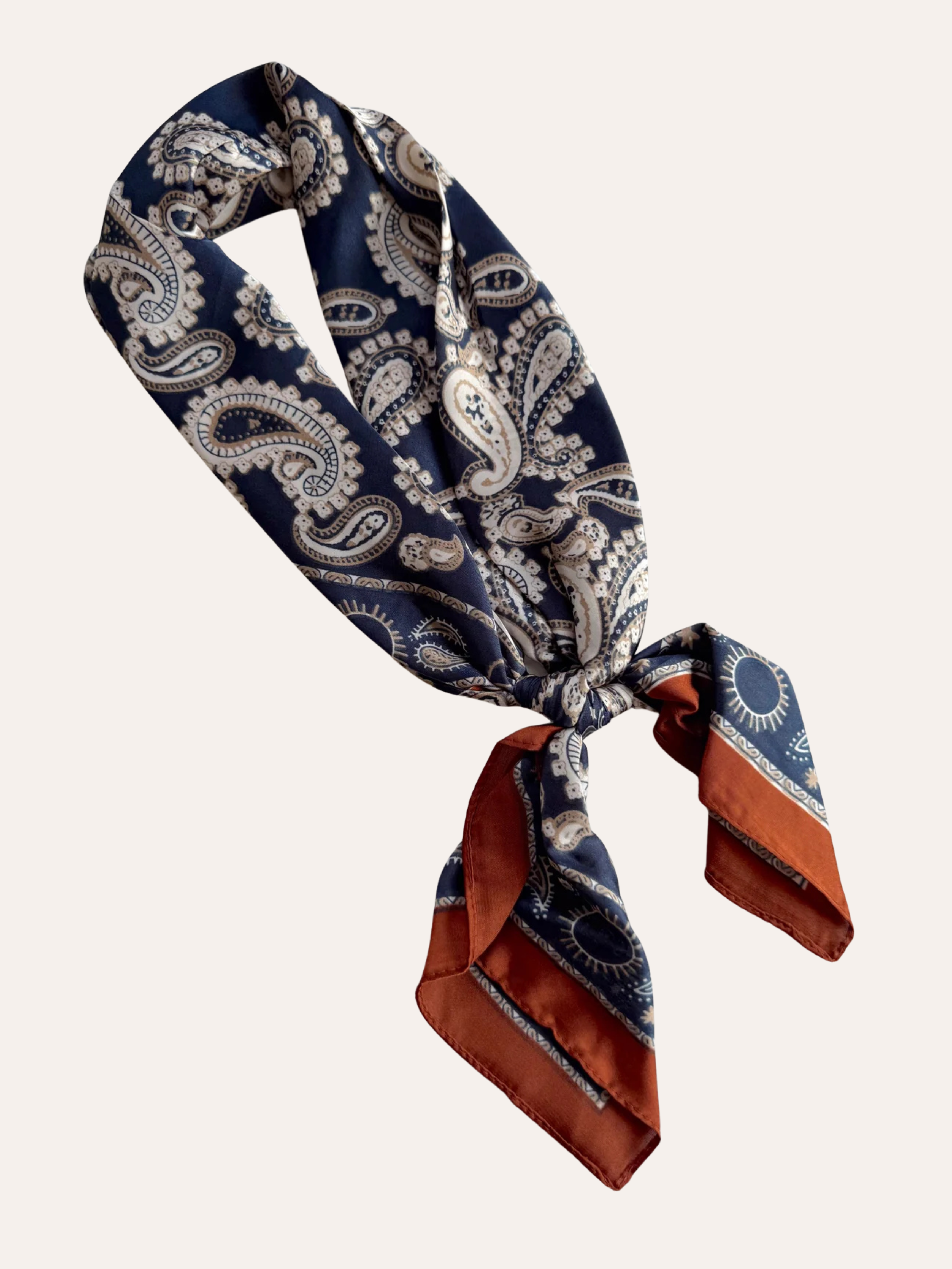 Navy Bandana Scarf
