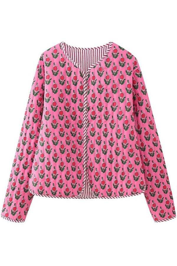 Rose Quilted Jacket