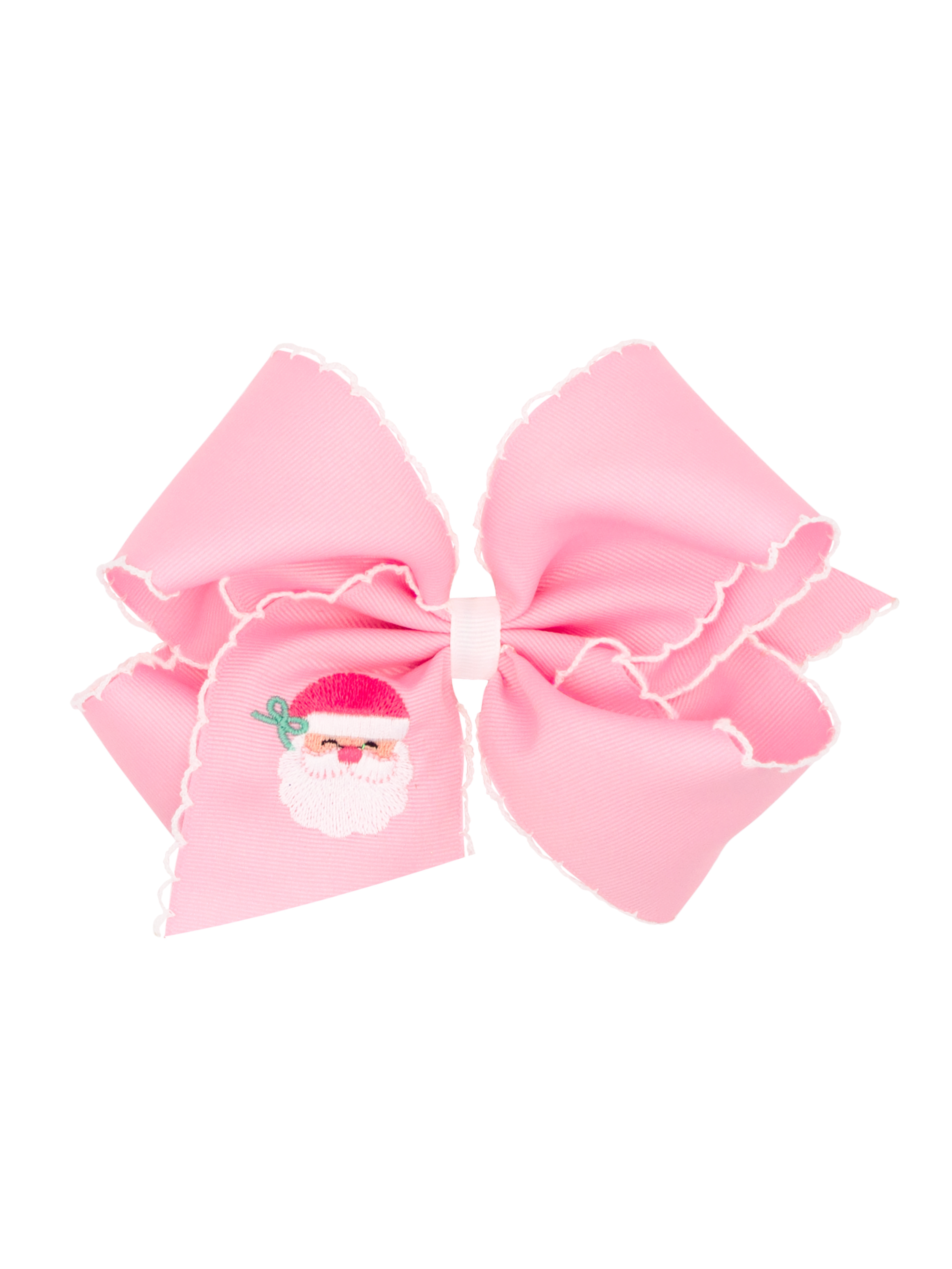 King Pink Santa Bow