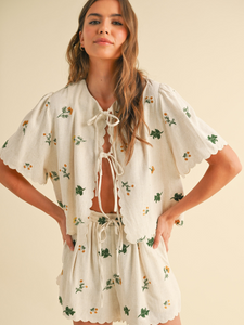 Kayla Linen Top