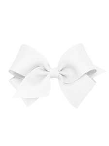 Small Solid White Bow