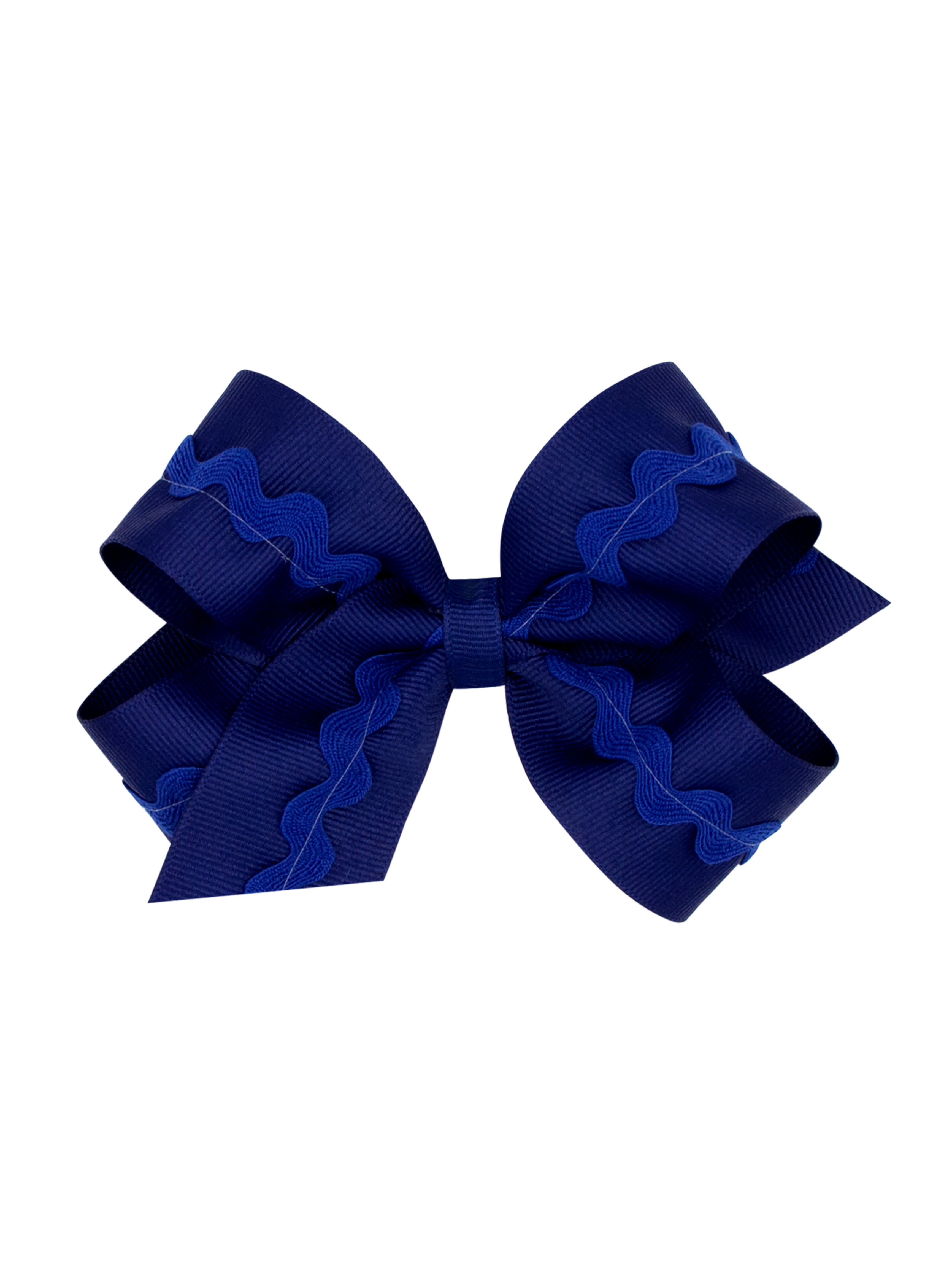 Blue Ric Rac Bow