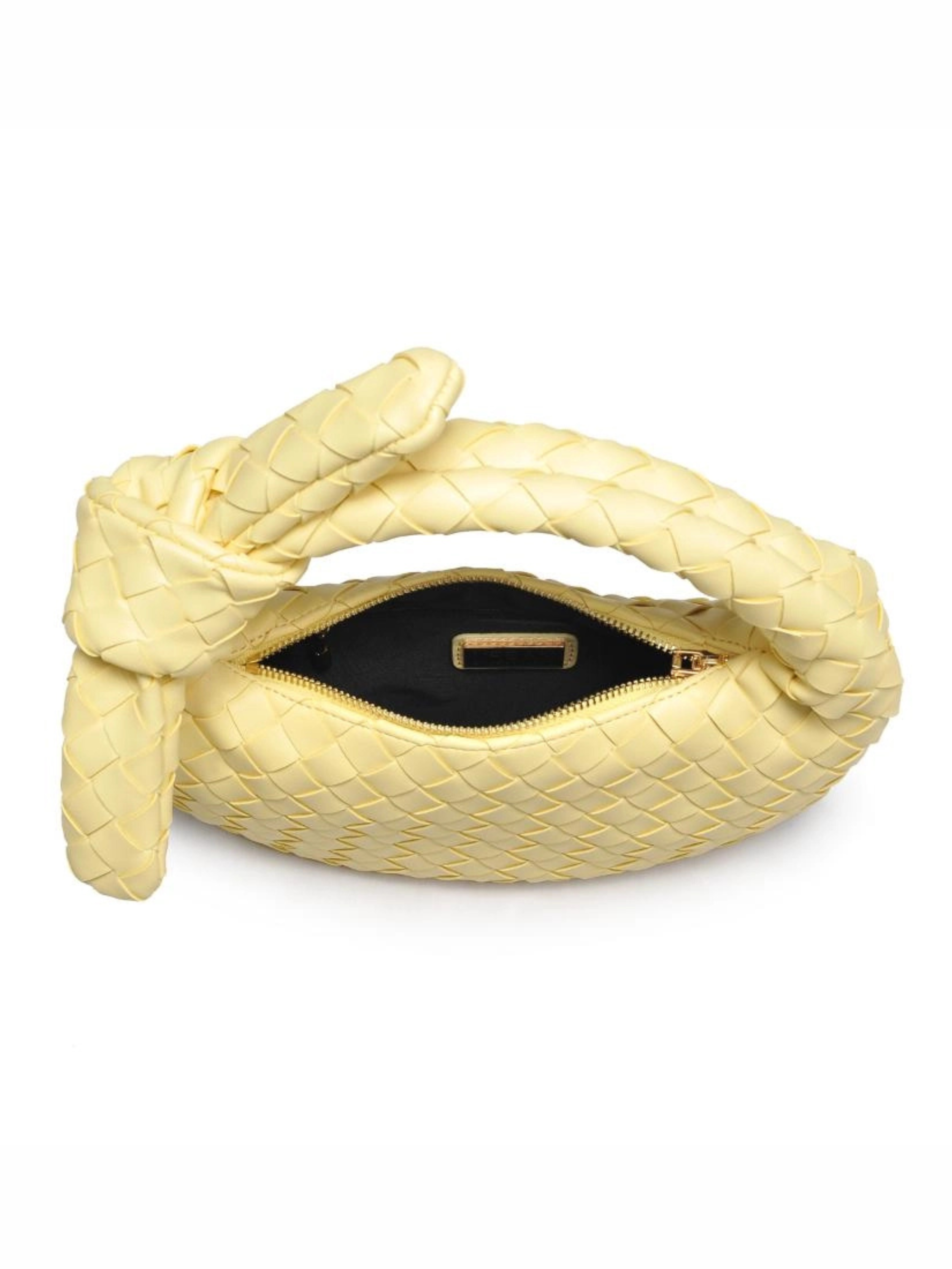 Naomi Woven Bag - Butter