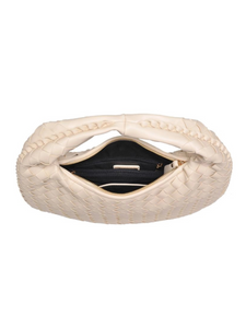 Venita Woven Shoulder Bag - Natural