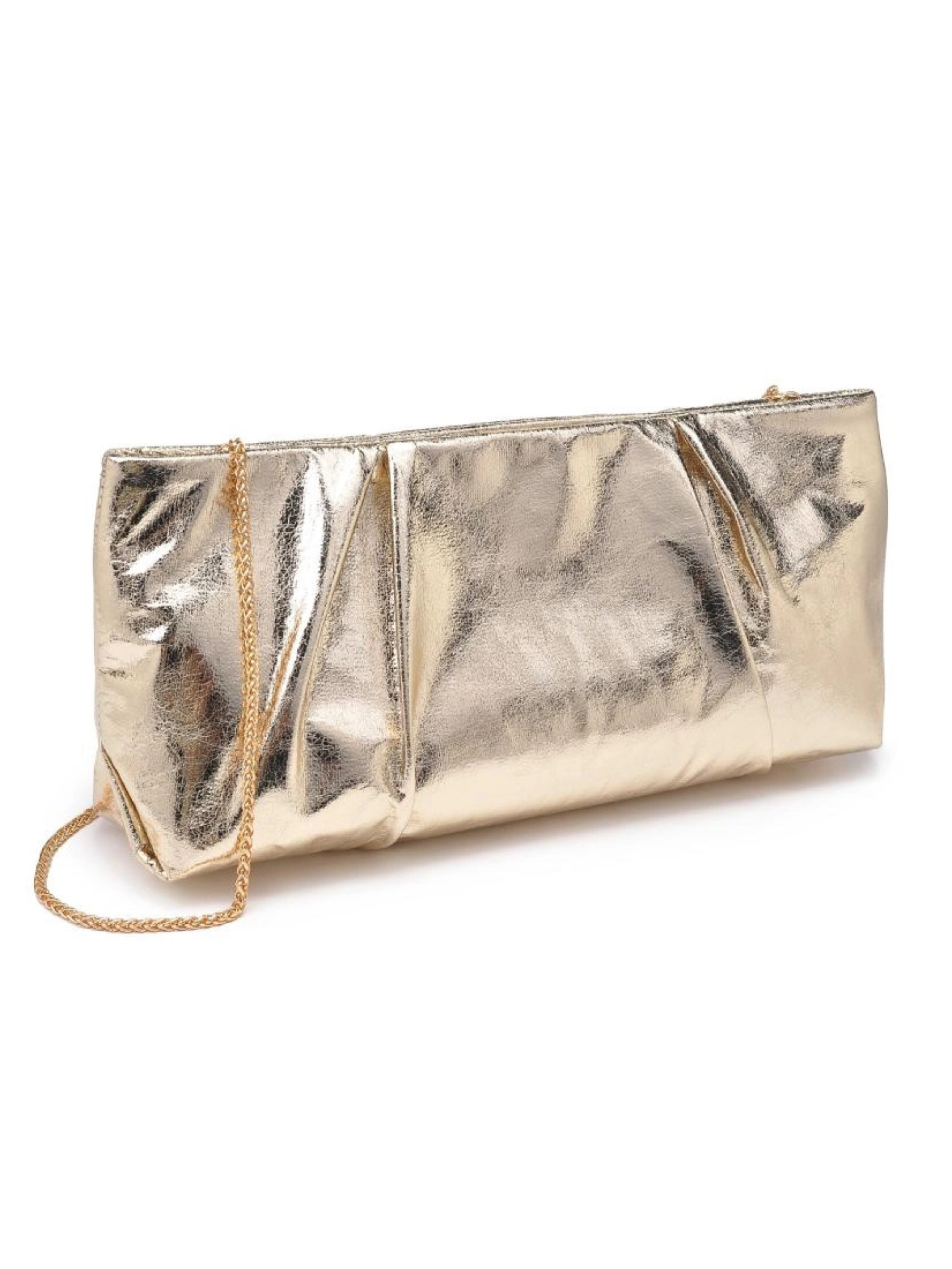 Nora Clutch in Gold