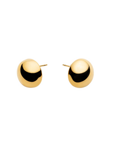 Waterproof Gold Button Studs