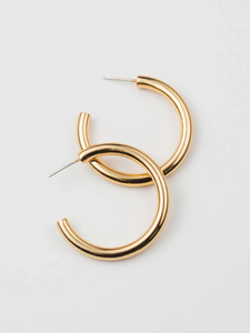 Chunky Tube Hoops Medium