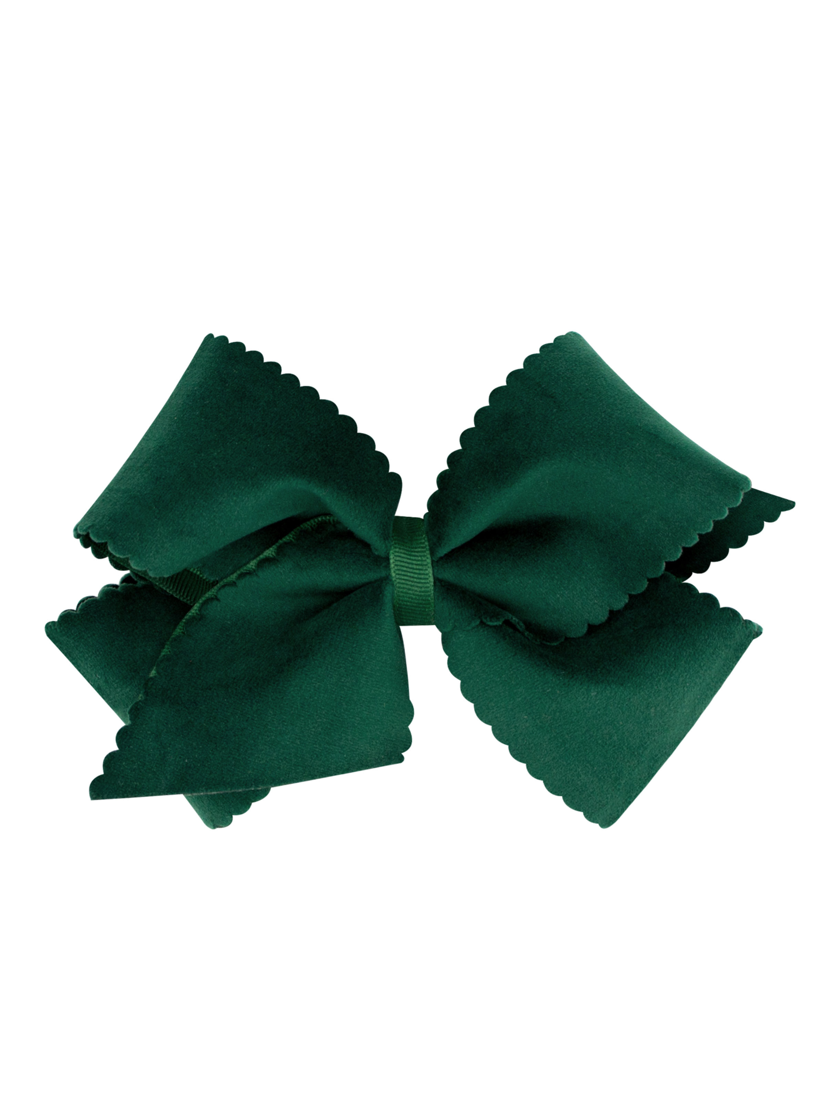 Small King Velvet Bow - Forest
