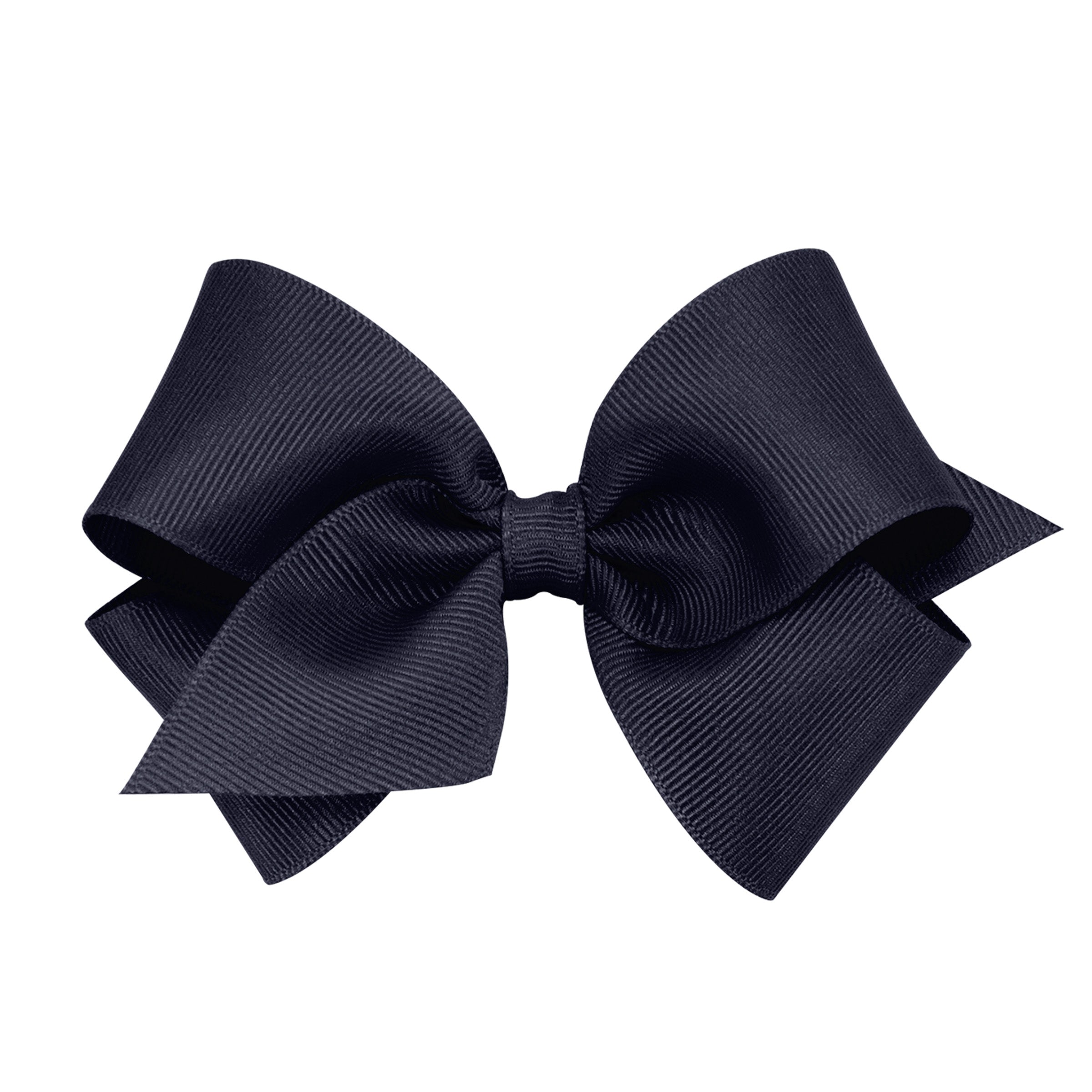 Small Solid Navy Bow