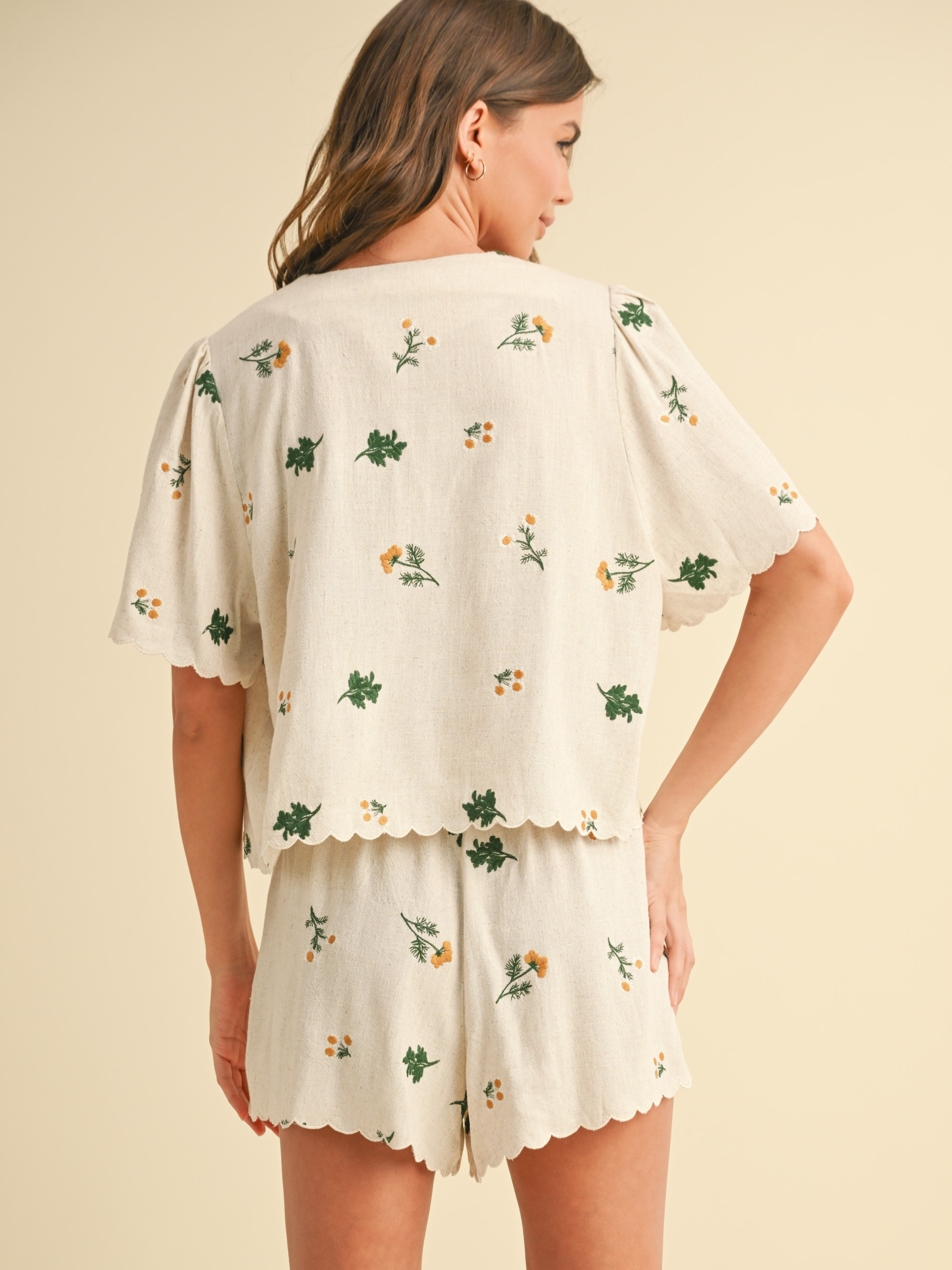 Kayla Linen Top