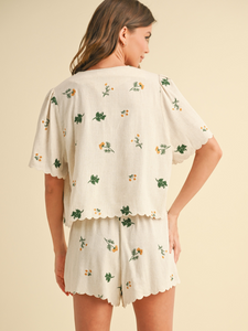 Kayla Linen Top