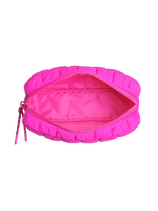 Cloud Nine Quilted Puffer Pouch - Pink