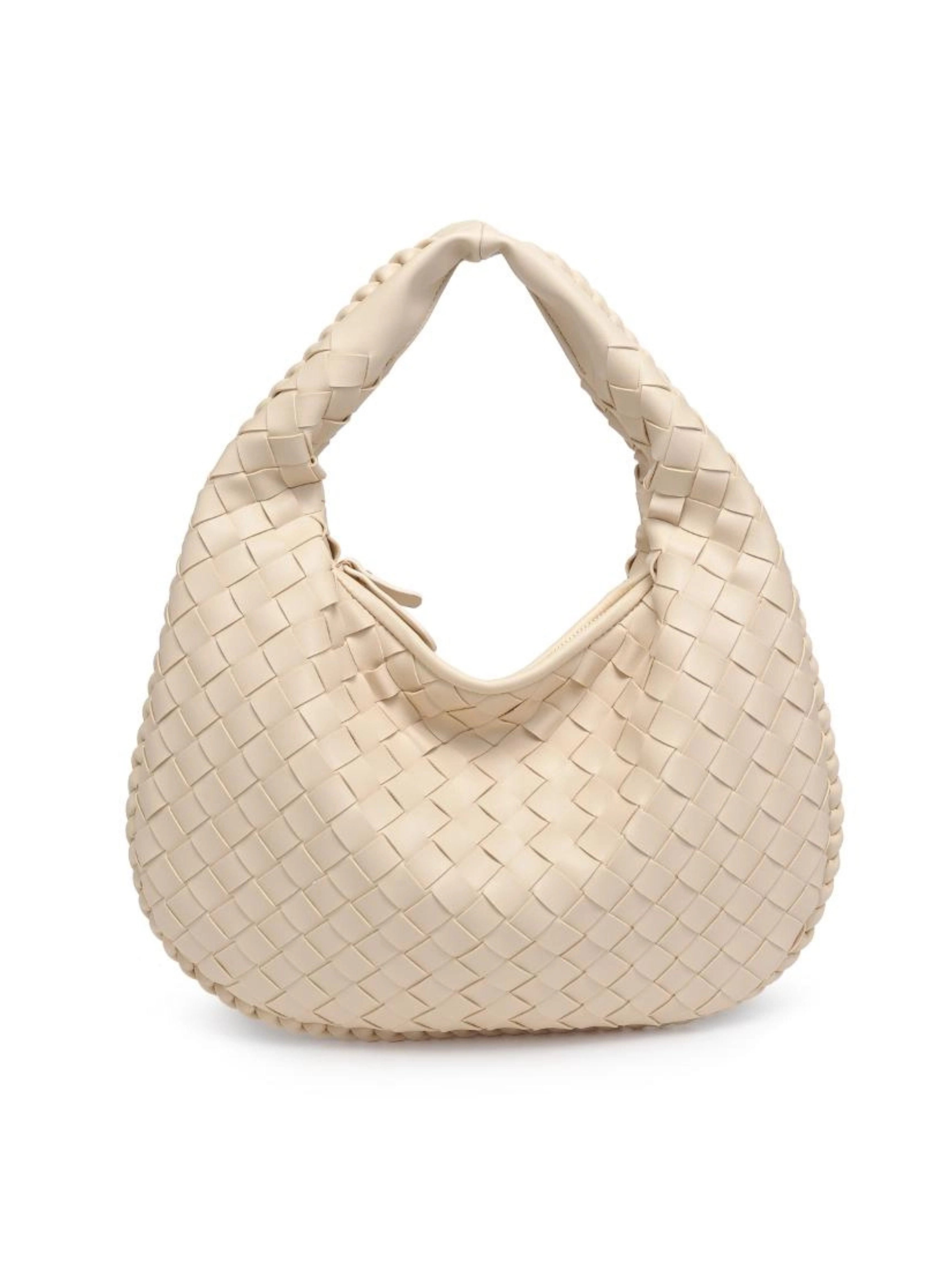 Venita Woven Shoulder Bag - Natural