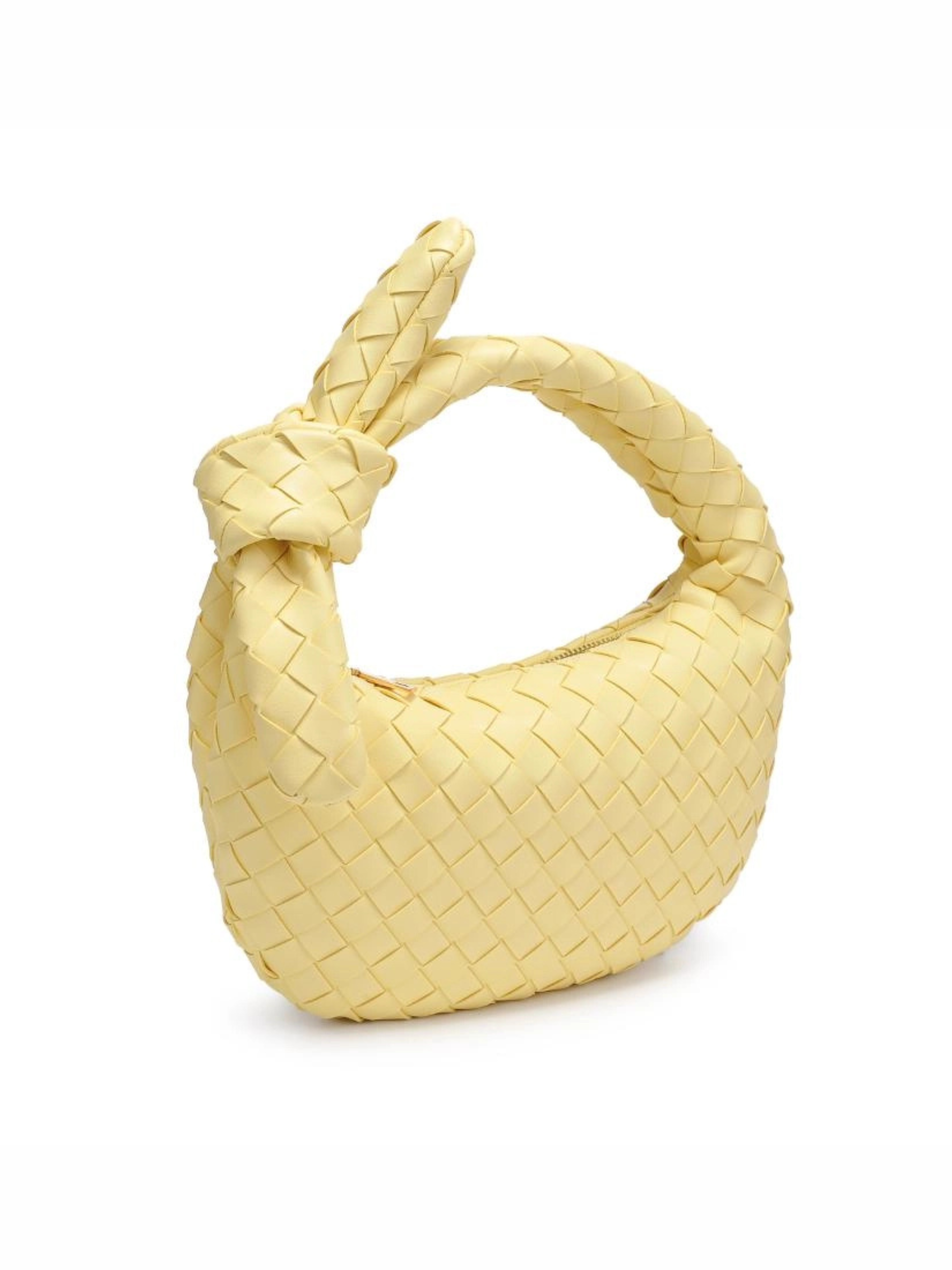 Naomi Woven Bag - Butter