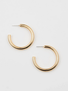 Chunky Tube Hoops Medium