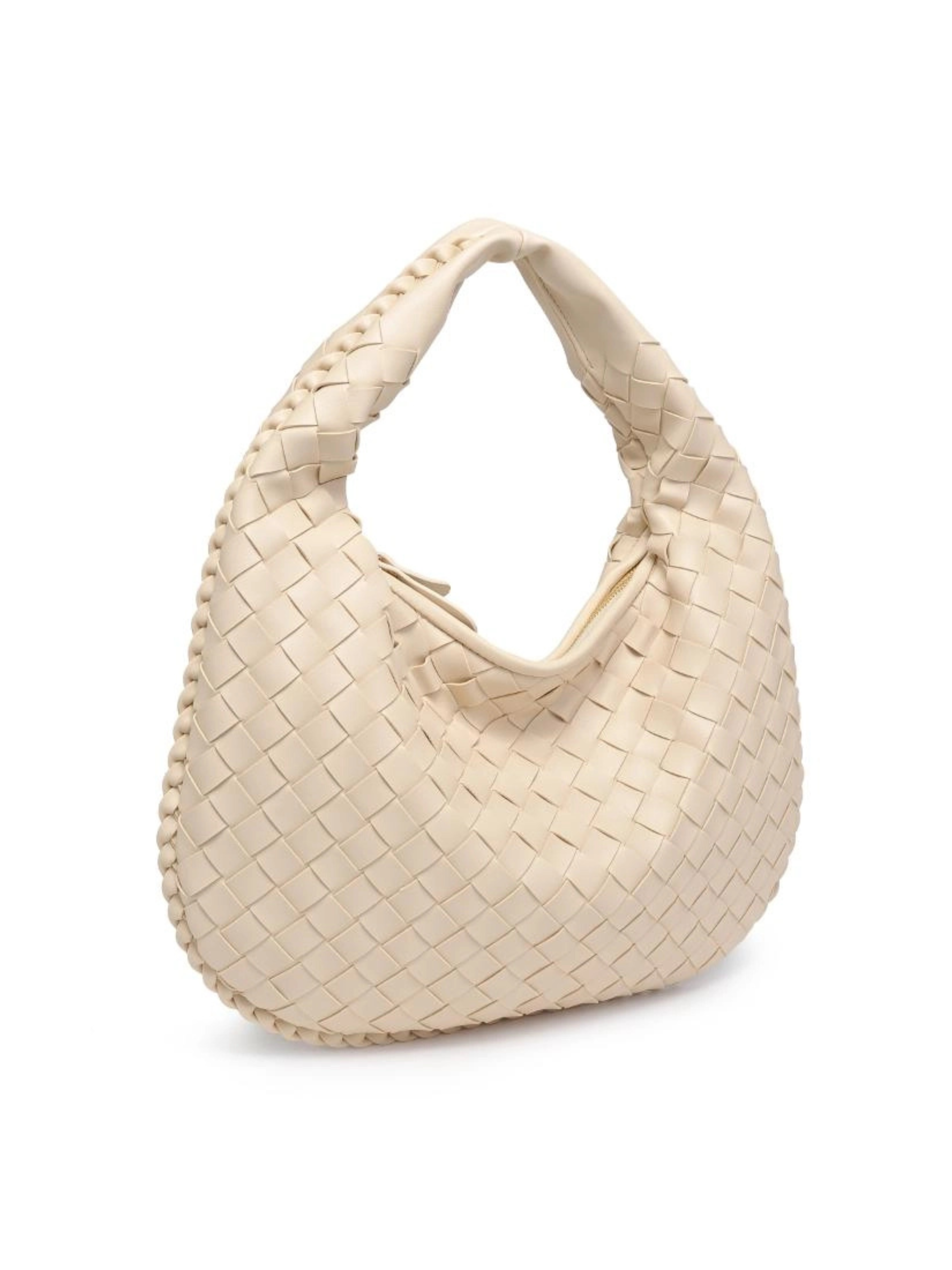 Venita Woven Shoulder Bag - Natural