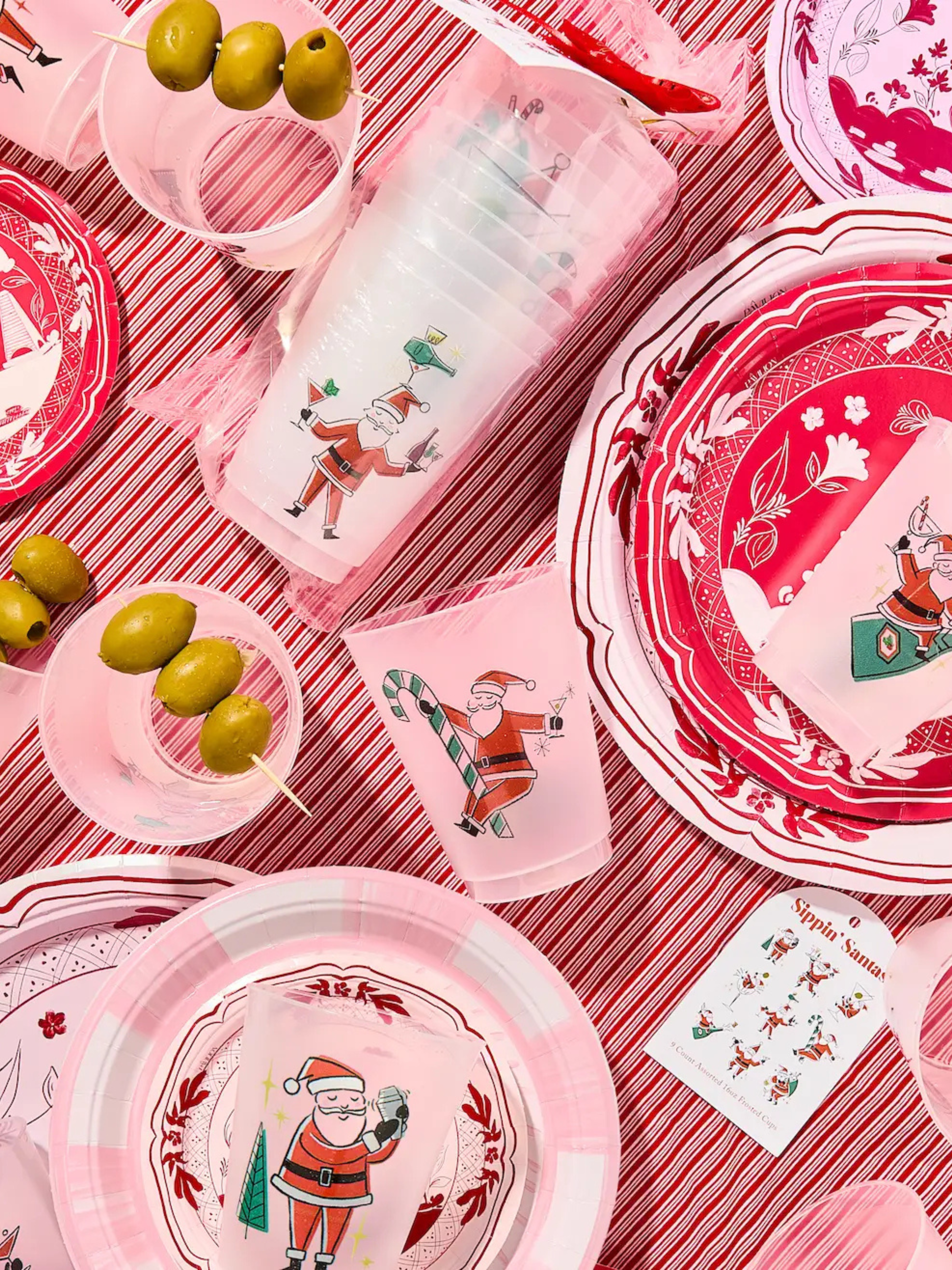 Sippin' Santa Reusable Cups