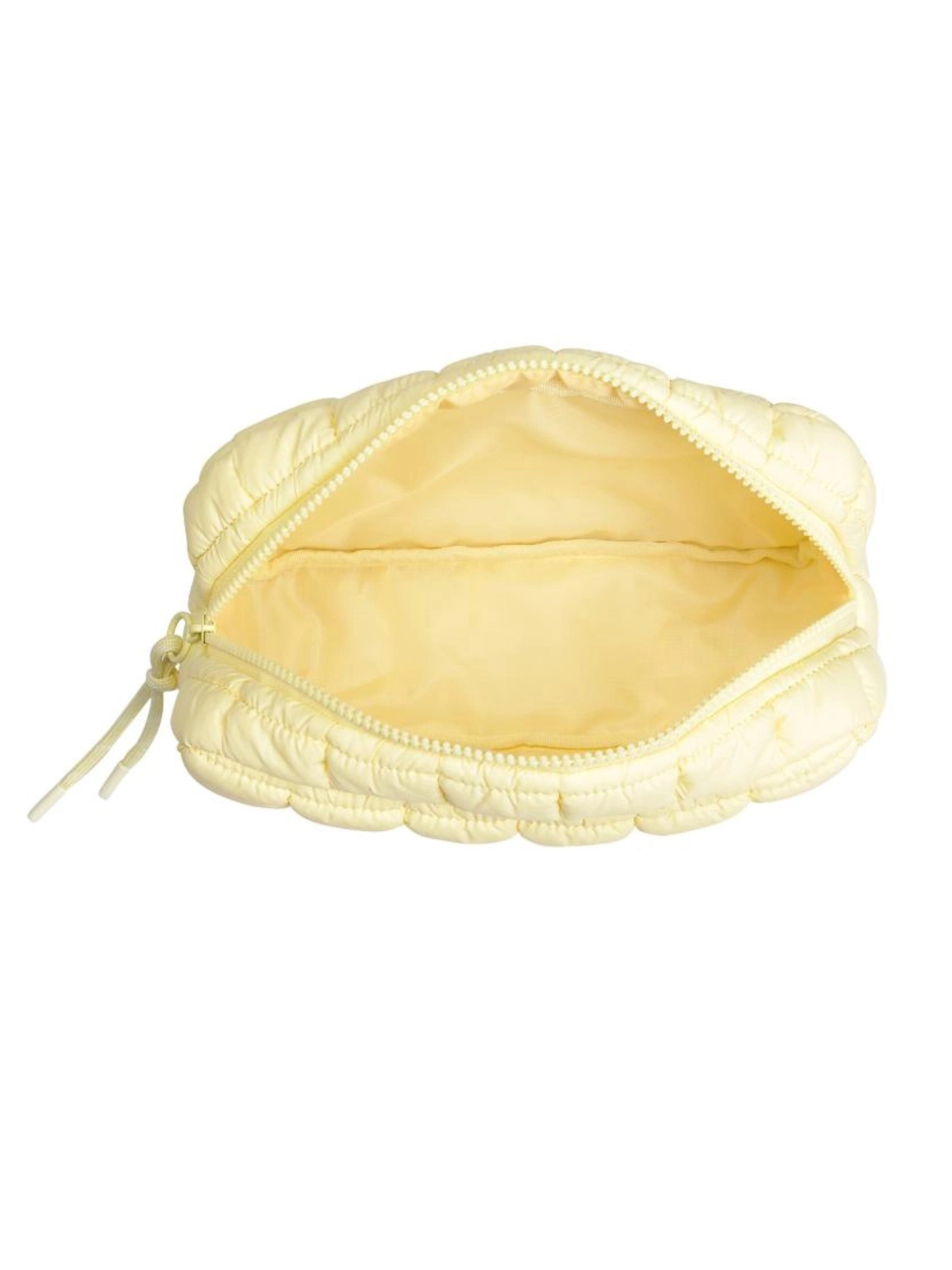 Cloud Nine Quilted Puffer Pouch - Butter