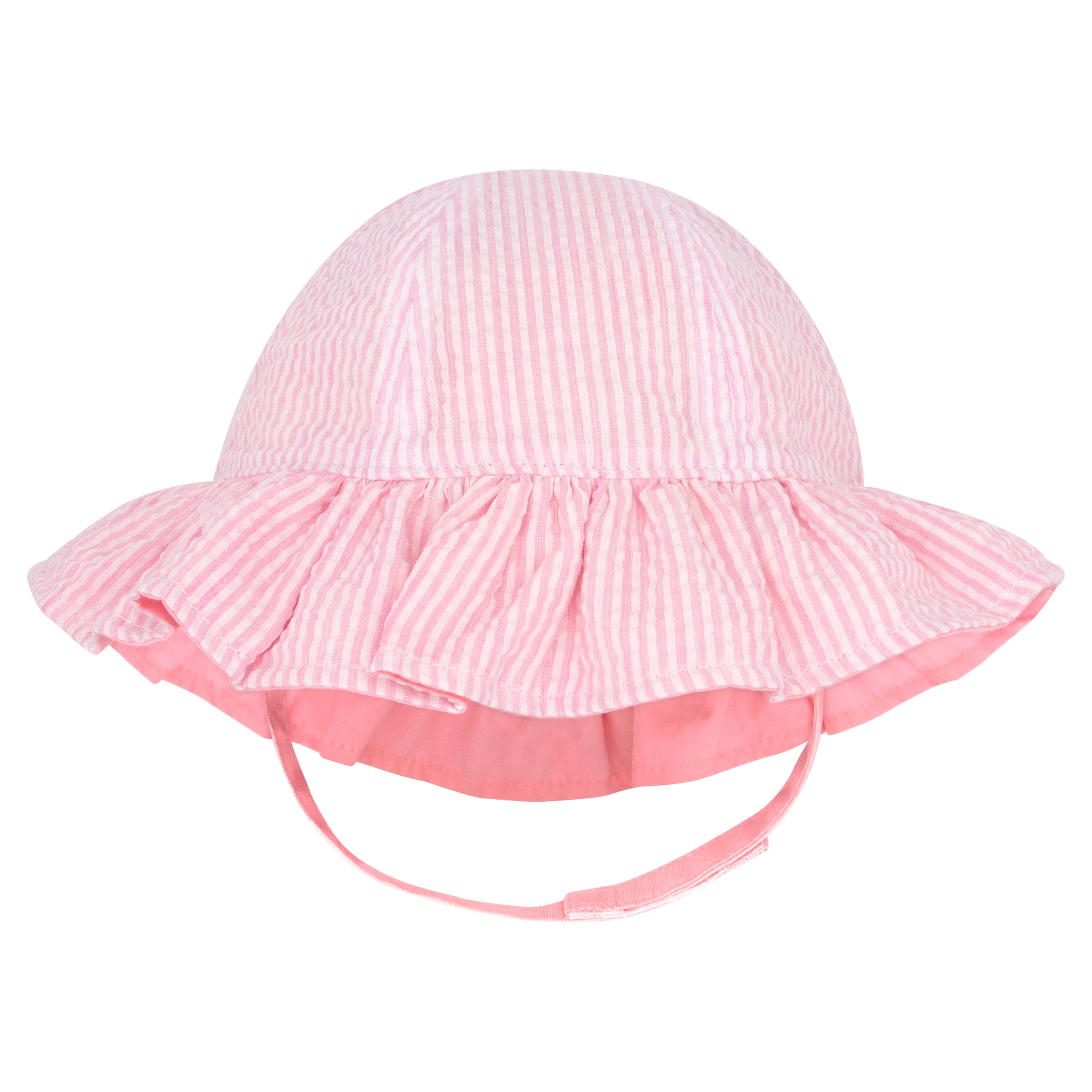 Seersucker Sun Hat