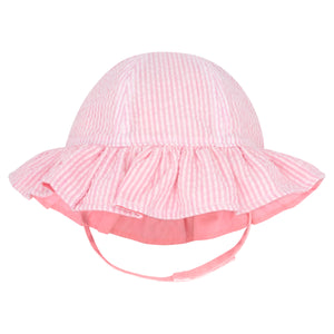 Seersucker Sun Hat