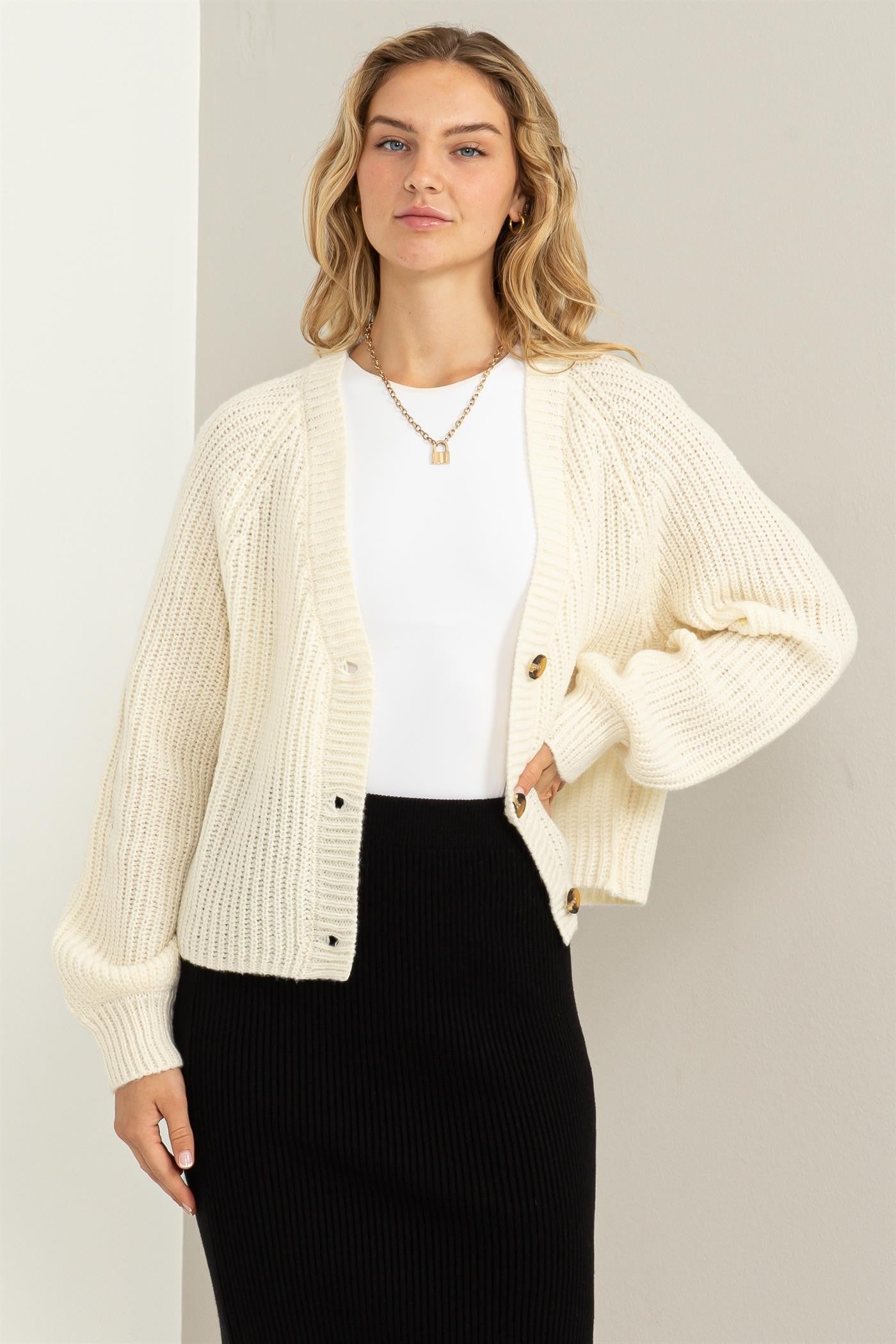 Bryn Cardigan in Cream