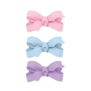 Baby Bow 3 Pack - Pink/Purple