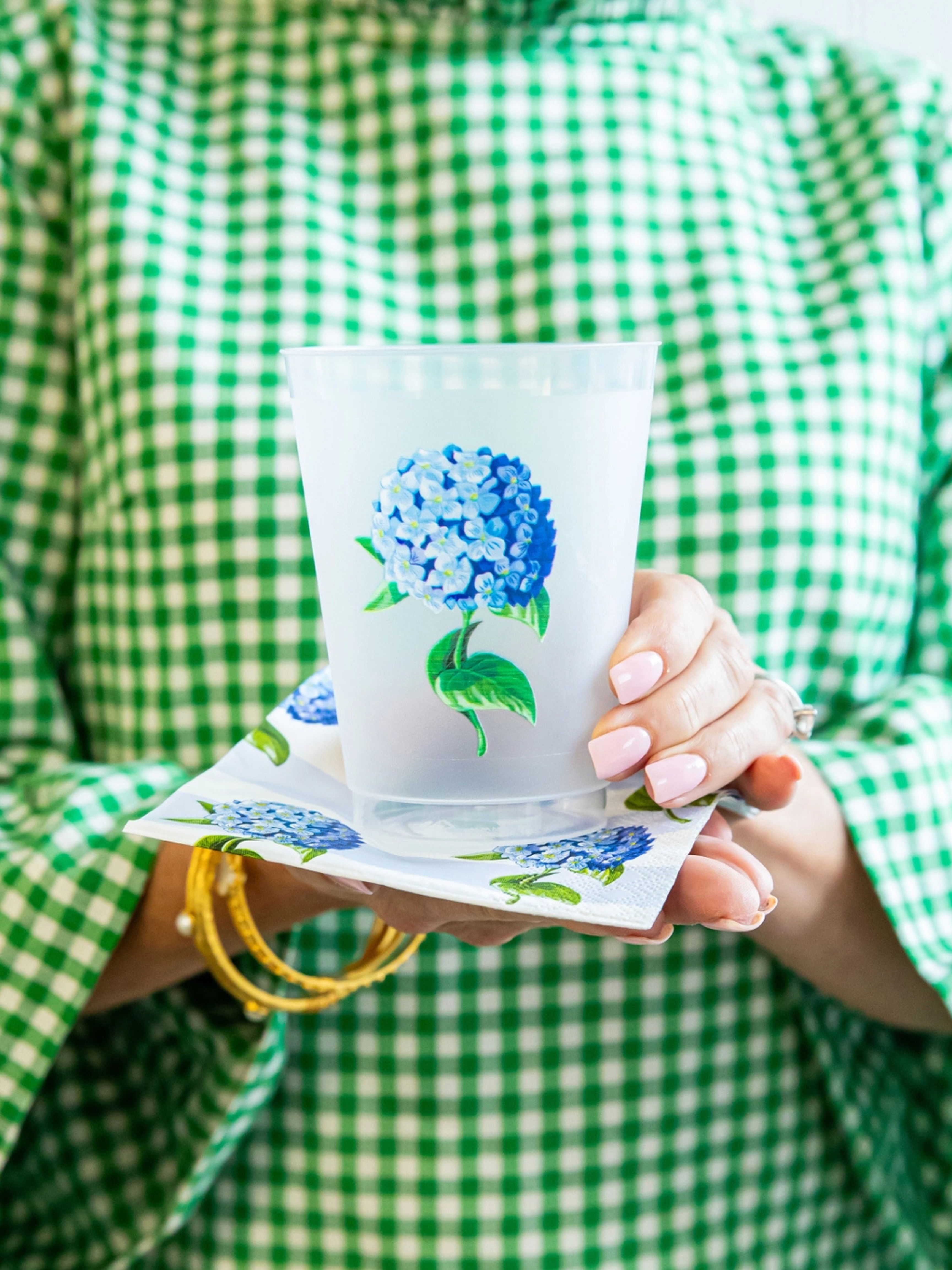 Hydrangea Reusable Cups