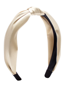 Wee Ones Satin Headband - Champagne