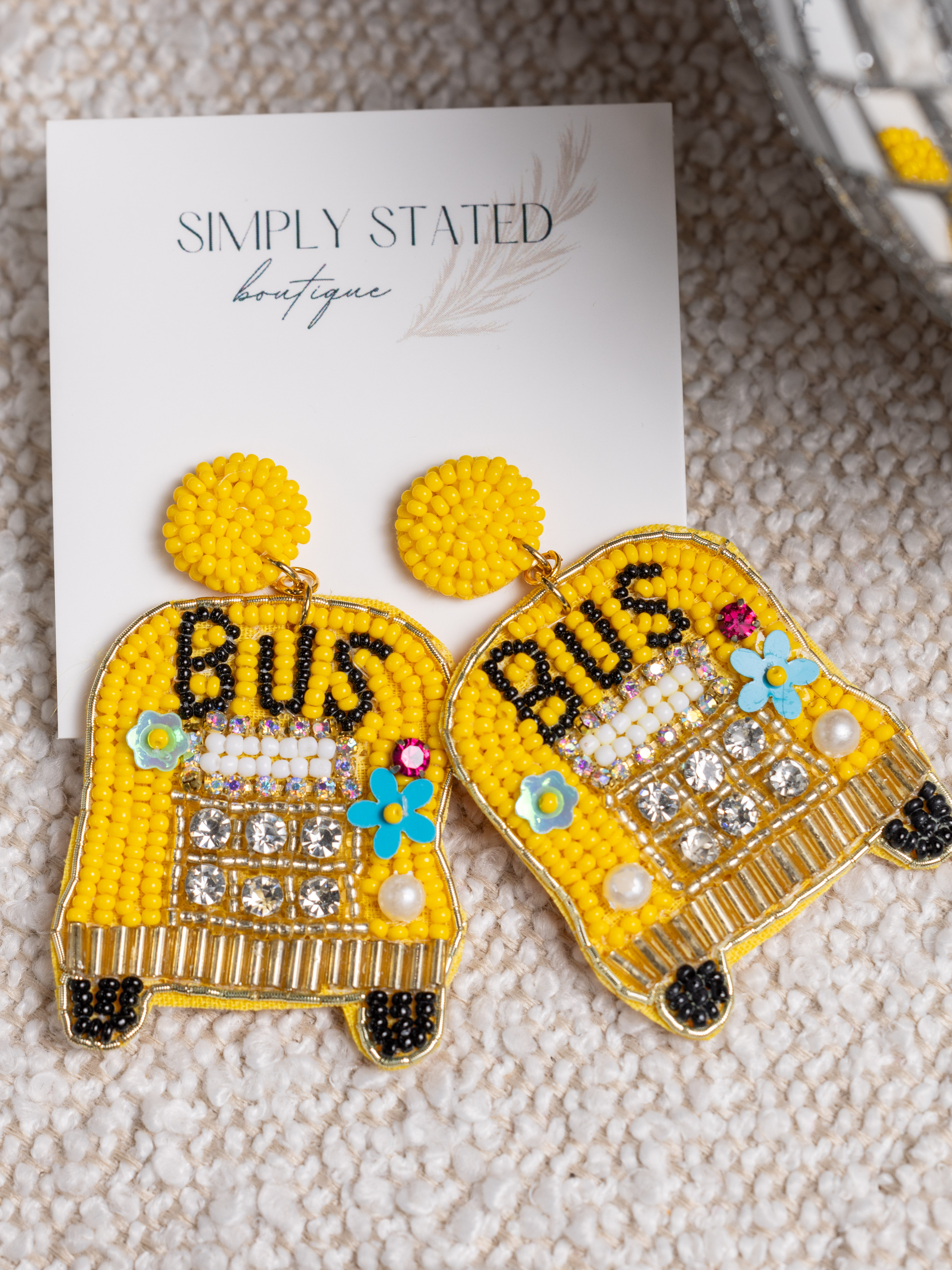 School Bus Earring