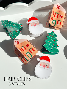 Christmas Theme Hair Clips