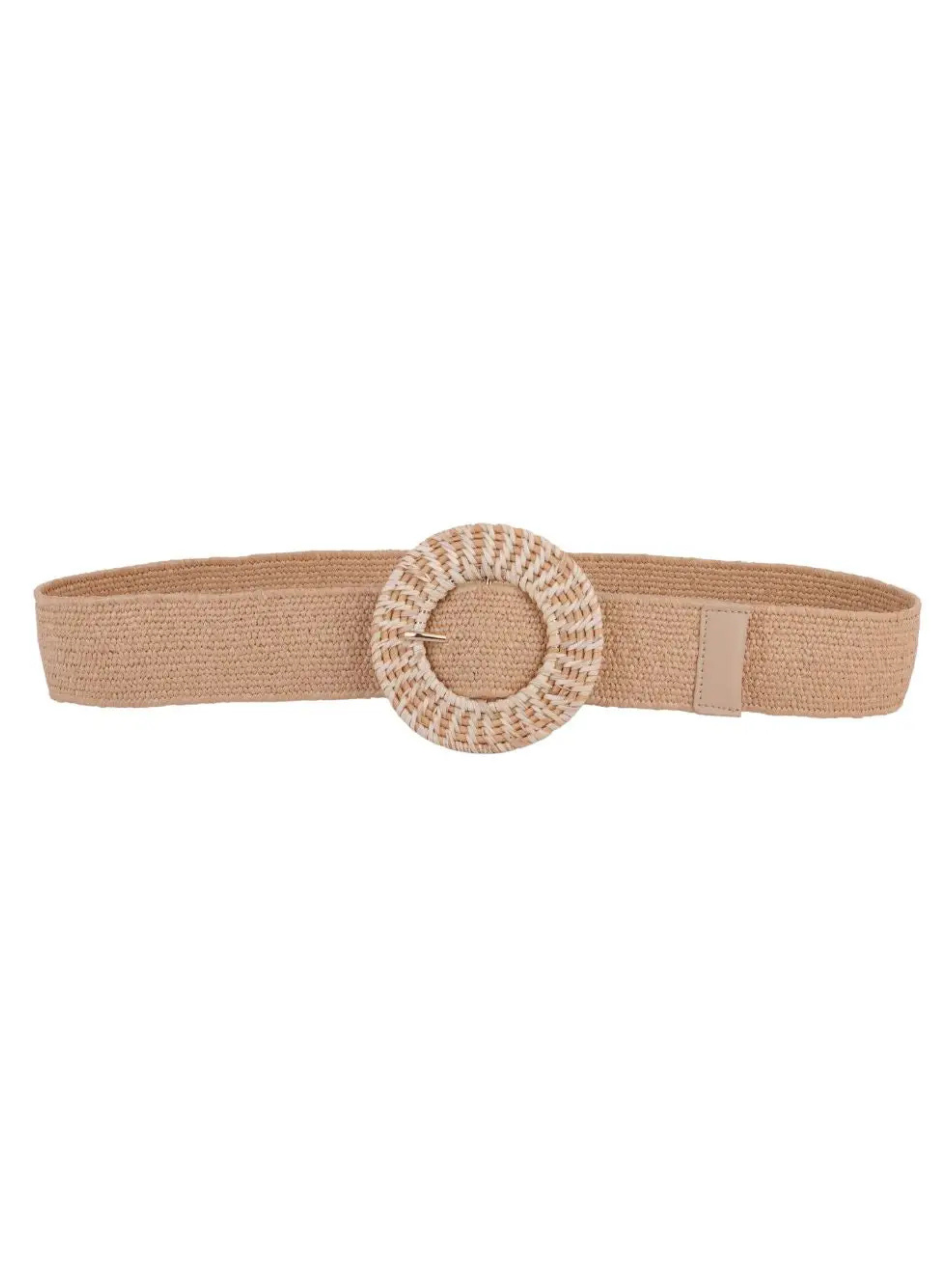 Woven Circle Stretch Belt