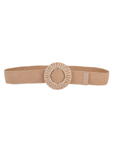 Woven Circle Stretch Belt