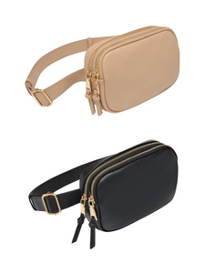 Soho Leather Belt Bag - 2 Colors