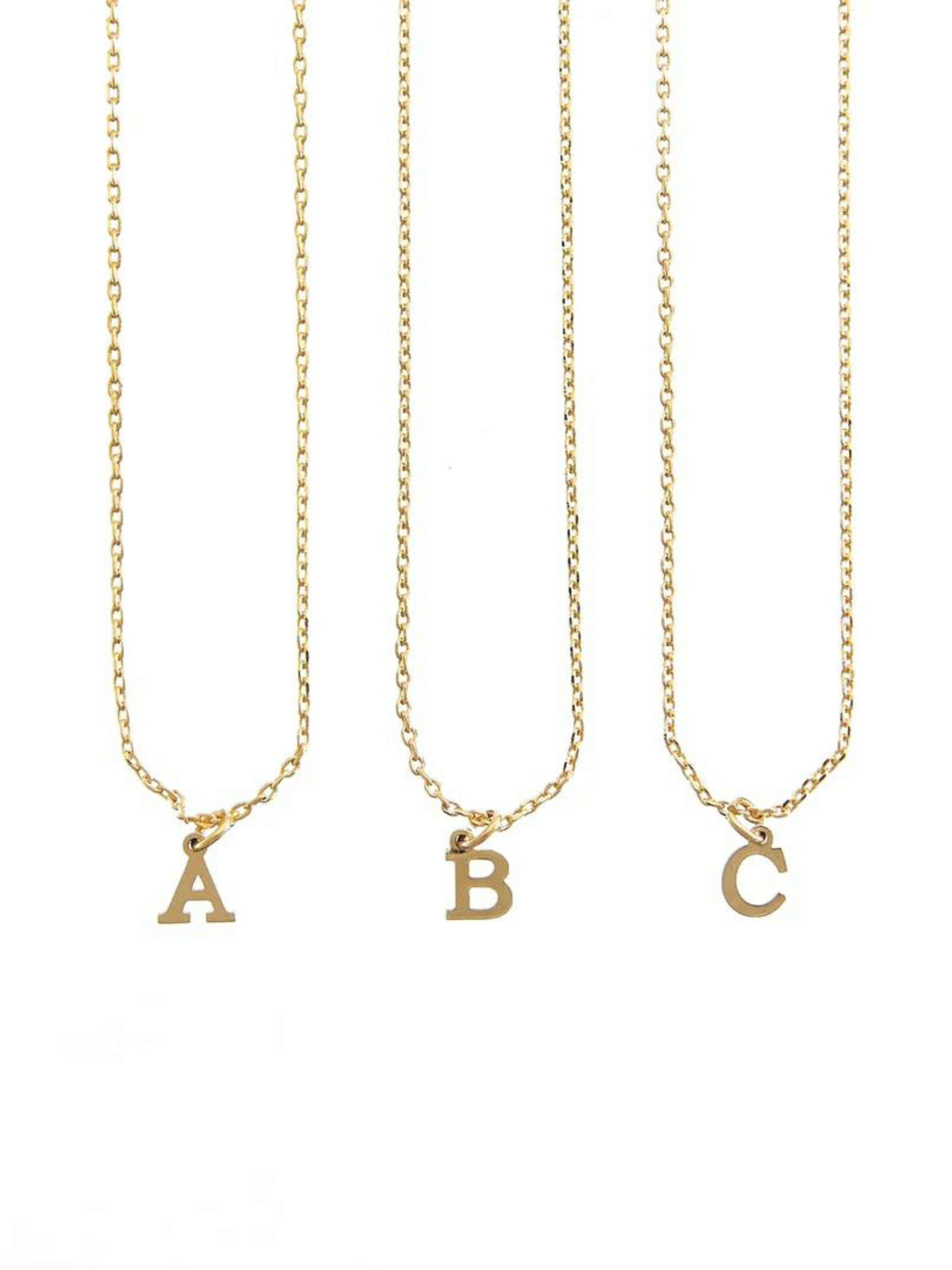 Waterproof Dainty Love Initial Necklace