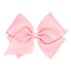 Mini King Solid Bow in Light Pink