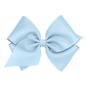 Mini King Solid Bow in Light Blue