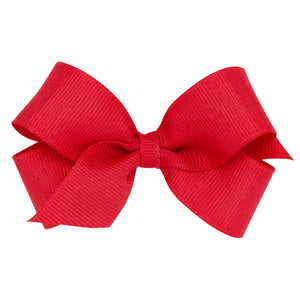 Mini Solid Bow in Red