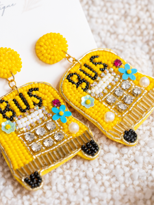 School Bus Earring