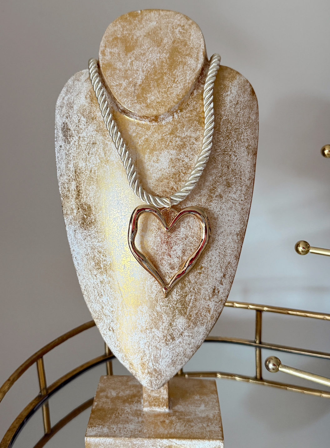 Heart String Necklace