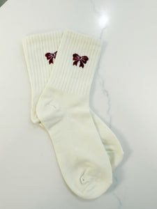 Bow Crew Socks