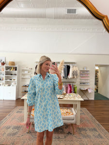 Maude Vivante Ava Dress in Carolina Blue