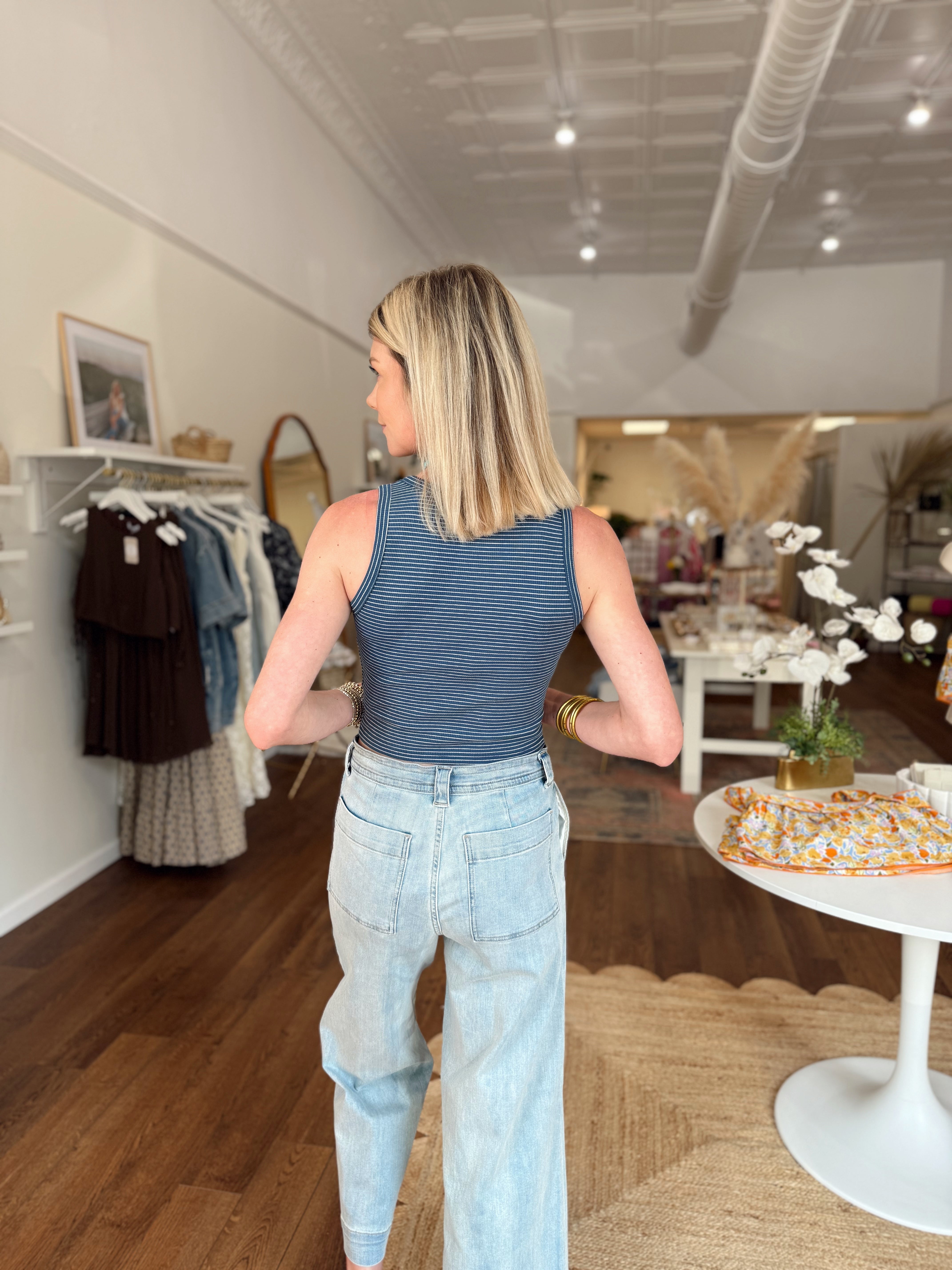 Bow Ribbed Tank