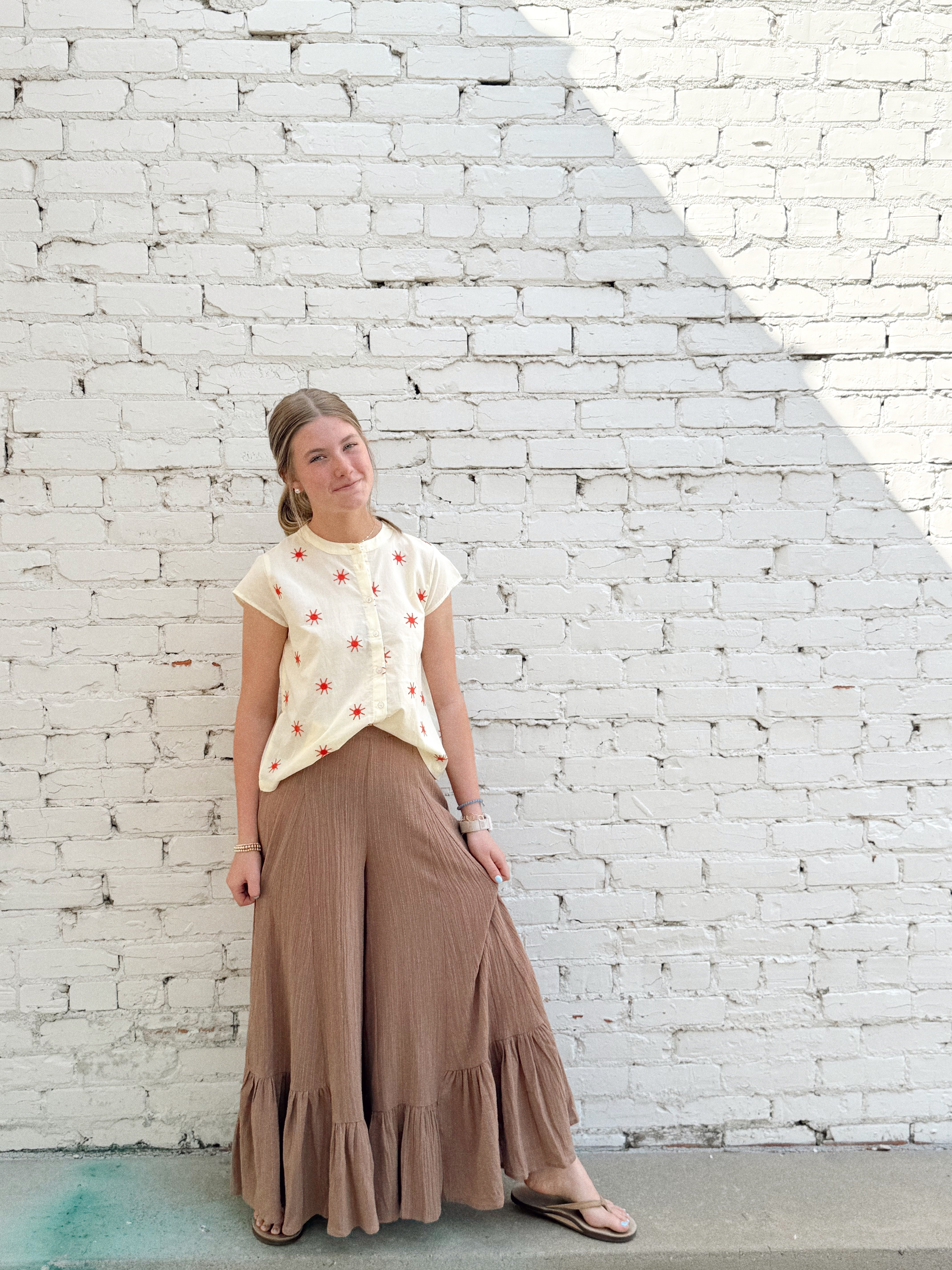 Carrie Ruffled Pants
