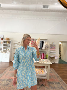 Maude Vivante Ava Dress in Carolina Blue