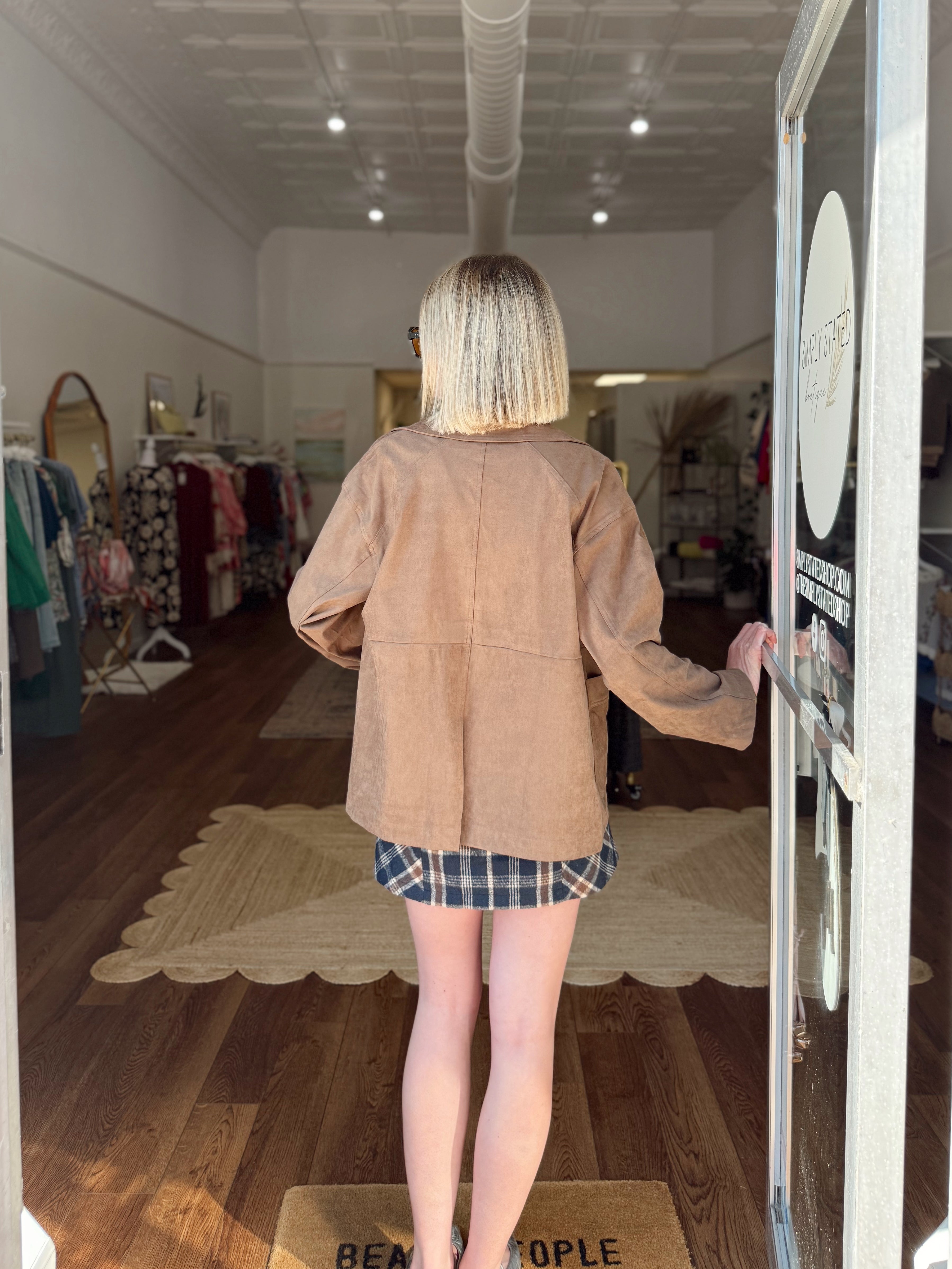 Suede Barn Jacket