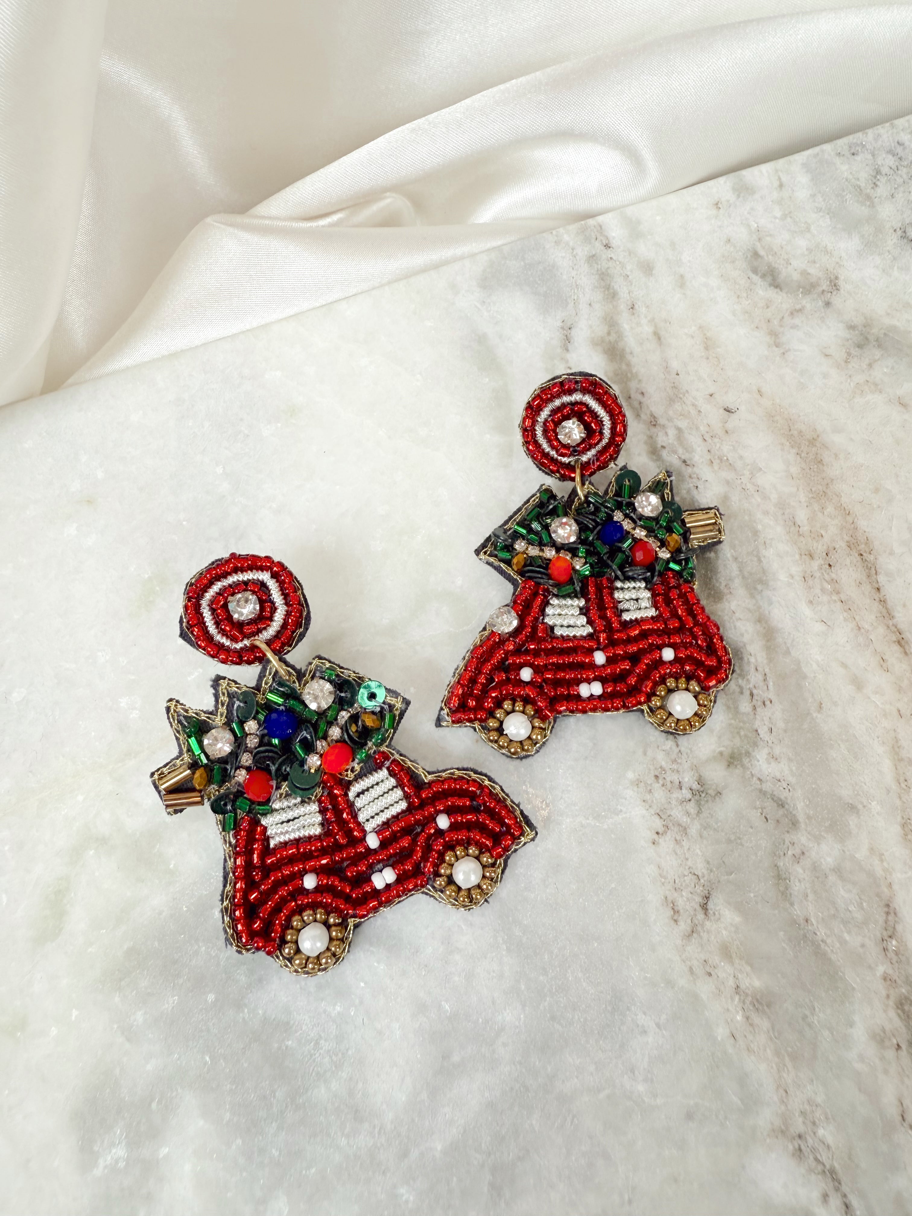 Christmas Car Earring
