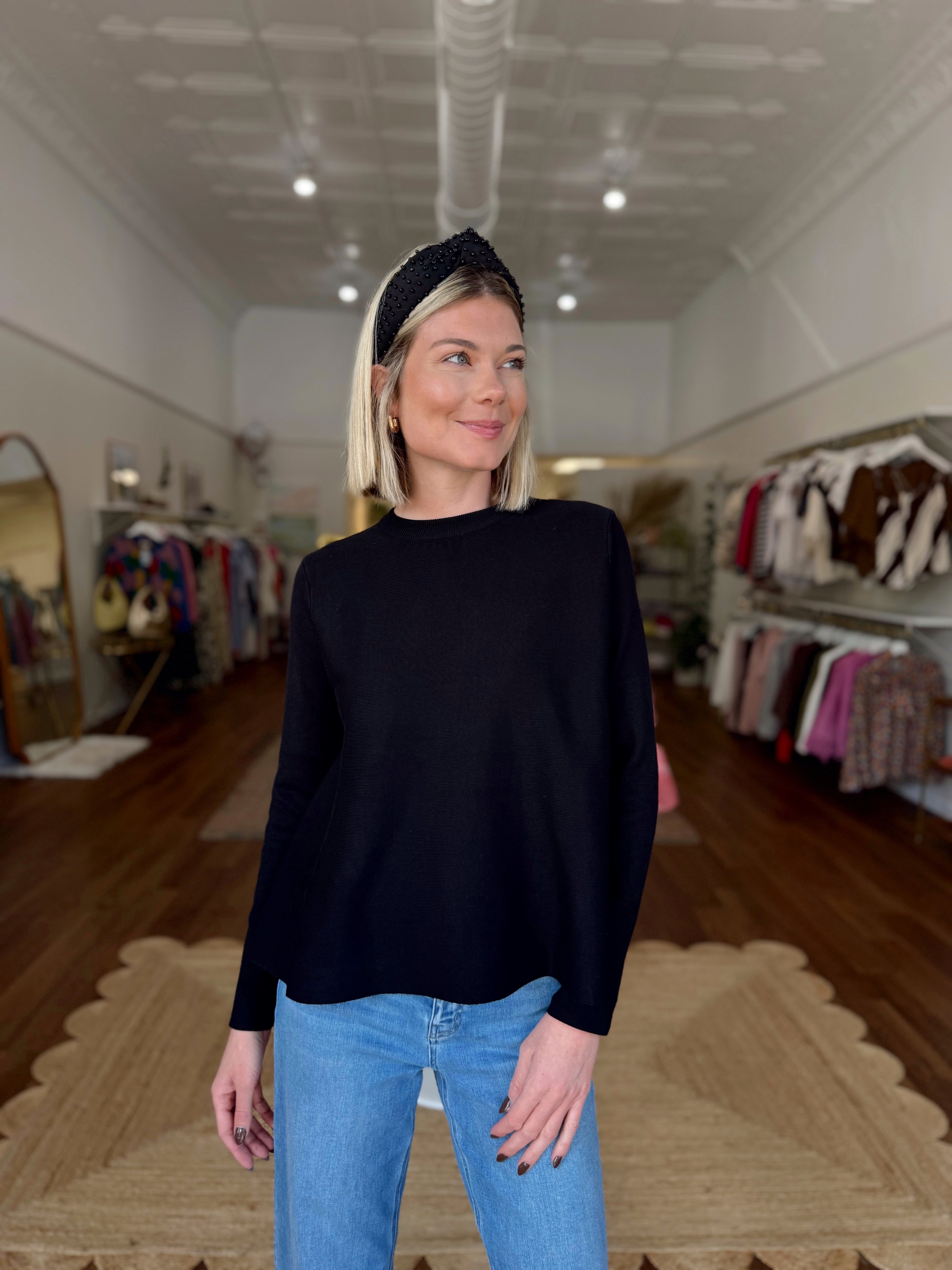 Kelsey Sweater in Black