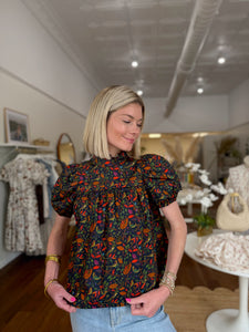 Nora Top in Fall Fields by Sincerely Ours